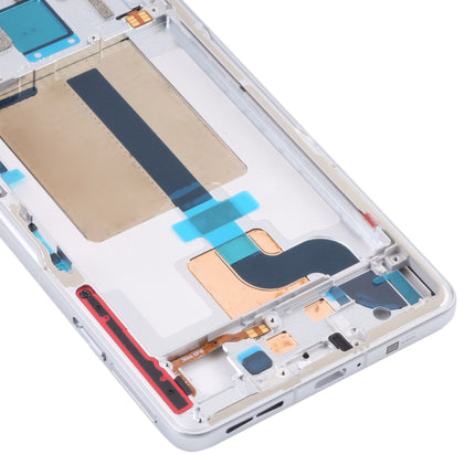 Front Housing LCD Frame Bezel Plate for Xiaomi Redmi K50 Gaming/Poco F4 GT(White)-garmade.com