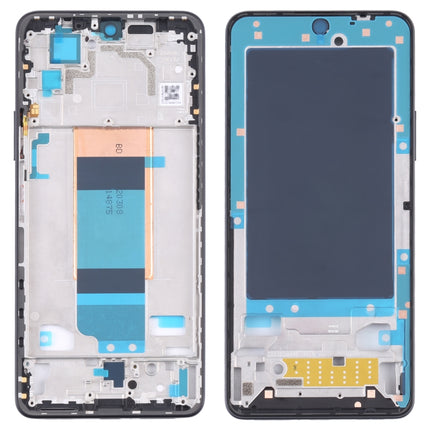 Front Housing LCD Frame Bezel Plate for Xiaomi Redmi K40S / Poco F4(Black)-garmade.com