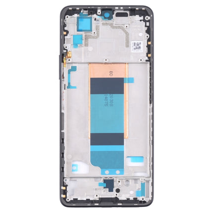 Front Housing LCD Frame Bezel Plate for Xiaomi Redmi K40S / Poco F4(Black)-garmade.com