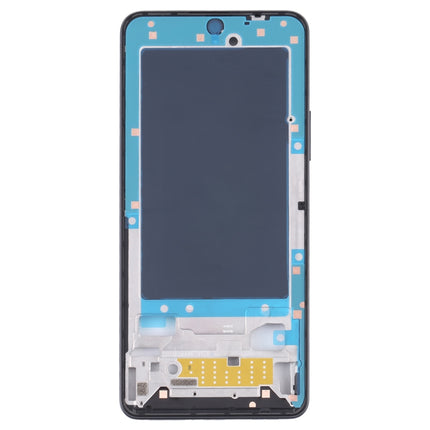 Front Housing LCD Frame Bezel Plate for Xiaomi Redmi K40S / Poco F4(Black)-garmade.com