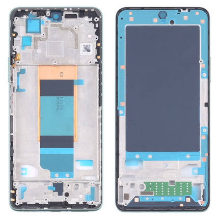 Front Housing LCD Frame Bezel Plate for Xiaomi Redmi K40S / Poco F4(Green)-garmade.com