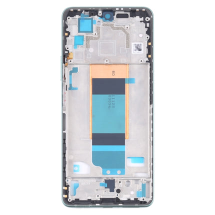 Front Housing LCD Frame Bezel Plate for Xiaomi Redmi K40S / Poco F4(Green)-garmade.com