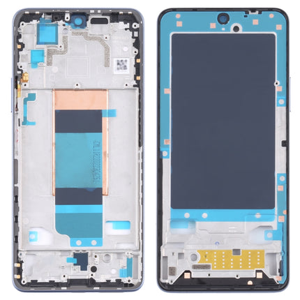 Front Housing LCD Frame Bezel Plate for Xiaomi Redmi K40S / Poco F4(Blue)-garmade.com