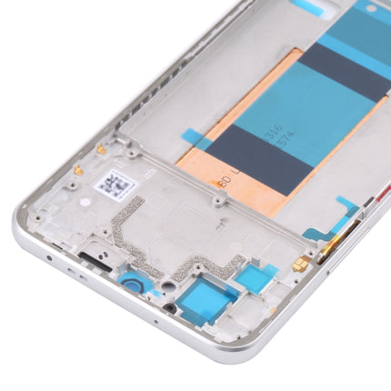 Front Housing LCD Frame Bezel Plate for Xiaomi Redmi K40S / Poco F4(Silver)-garmade.com