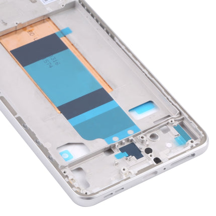 Front Housing LCD Frame Bezel Plate for Xiaomi Redmi K40S / Poco F4(Silver)-garmade.com