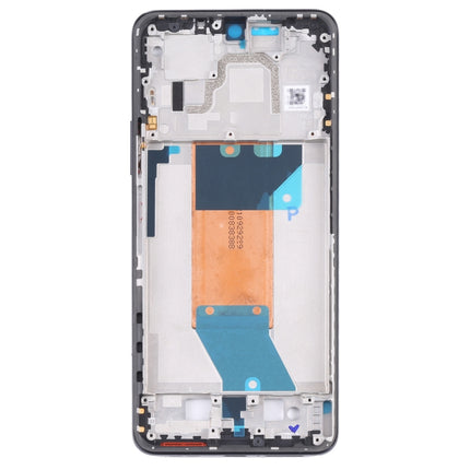 Front Housing LCD Frame Bezel Plate for Xiaomi Redmi K50 / Redmi K50 Pro(Black)-garmade.com