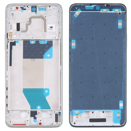 Front Housing LCD Frame Bezel Plate for Xiaomi Redmi K50 / Redmi K50 Pro(Green)-garmade.com