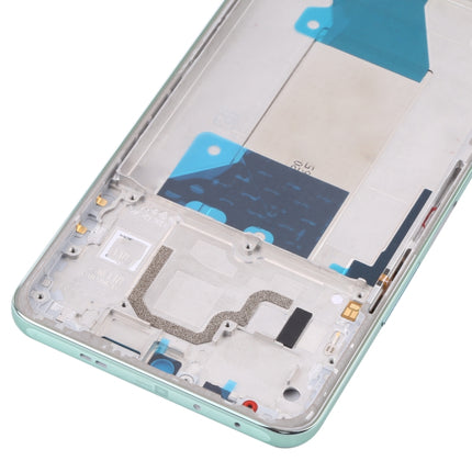 Front Housing LCD Frame Bezel Plate for Xiaomi Redmi K50 / Redmi K50 Pro(Green)-garmade.com