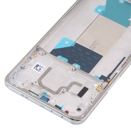 Front Housing LCD Frame Bezel Plate for Xiaomi Redmi K50 / Redmi K50 Pro(Silver)-garmade.com