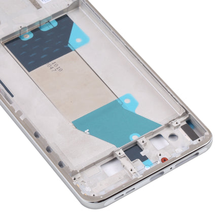 Front Housing LCD Frame Bezel Plate for Xiaomi Redmi K50 / Redmi K50 Pro(Silver)-garmade.com