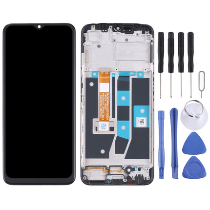 LCD Screen and Digitizer Full Assembly with Frame for OPPO A16 / A16s / A54S-garmade.com
