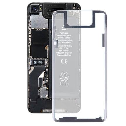 Transparent Battery Back Cover with Adhesive for Asus Zenfone 6 ZS630KL(Transparent)-garmade.com