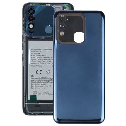 For Tenco Spark 8T KG6p Original Battery Back Cover (Dark Blue)-garmade.com