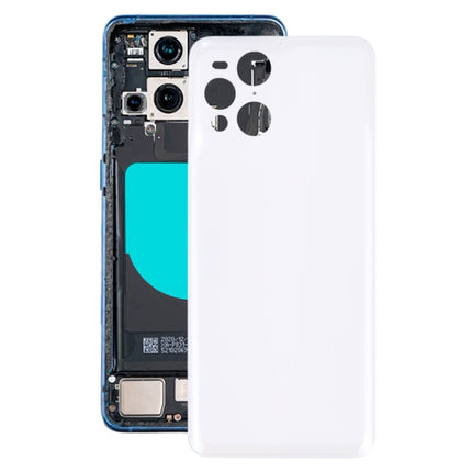 For OPPO Find X3 Pro/Find X3 Battery Back Cover (White)-garmade.com