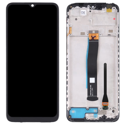 Original LCD Screen and Digitizer Full Assembly with Frame for Xiaomi Redmi 10C/Redmi 10 India/Poco C40-garmade.com