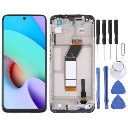 Original LCD Screen and Digitizer Full Assembly with Frame for Xiaomi Redmi Note 11 4G 21121119SC-garmade.com