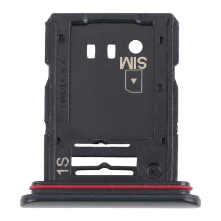 SIM Card Tray + Micro SD Card Tray for Sony Xperia 10 III (Black)-garmade.com