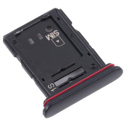 SIM Card Tray + Micro SD Card Tray for Sony Xperia 10 III (Black)-garmade.com