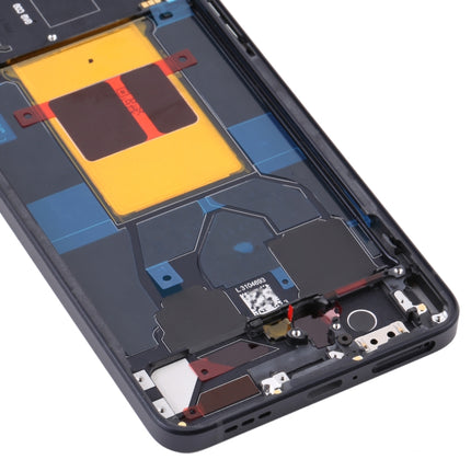 For OPPO Reno6 5G PEQM00 CPH2251 Original Front Housing LCD Frame Bezel Plate (Black)-garmade.com