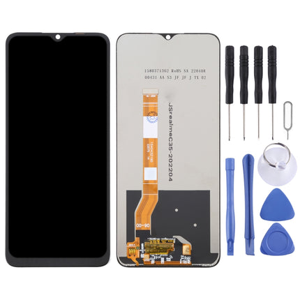 LCD Screen and Digitizer Full Assembly For OPPO Realme C35-garmade.com