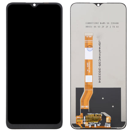 LCD Screen and Digitizer Full Assembly For OPPO Realme C35-garmade.com