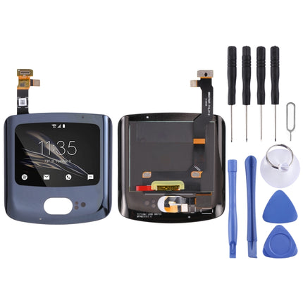 Original Secondary LCD Screen for Motorola Razr 5G with Digitizer Full Assembly (Black)-garmade.com