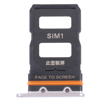 SIM Card Tray + SIM Card Tray for Xiaomi 12/12X/12 Pro (Silver)-garmade.com