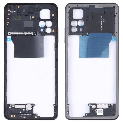 Middle Frame Bezel Plate for Xiaomi Poco X4 Pro 5G/Redmi Note 11E Pro(Black)-garmade.com