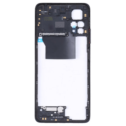 Middle Frame Bezel Plate for Xiaomi Poco X4 Pro 5G/Redmi Note 11E Pro(Black)-garmade.com