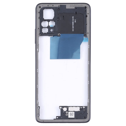 Middle Frame Bezel Plate for Xiaomi Poco X4 Pro 5G/Redmi Note 11E Pro(Black)-garmade.com