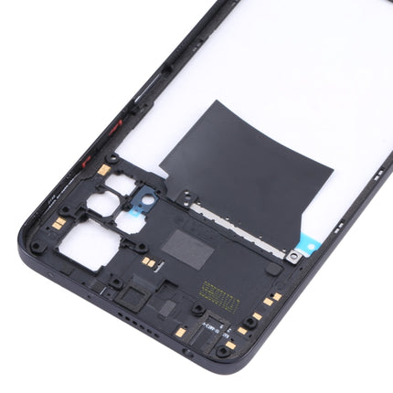 Middle Frame Bezel Plate for Xiaomi Poco X4 Pro 5G/Redmi Note 11E Pro(Black)-garmade.com