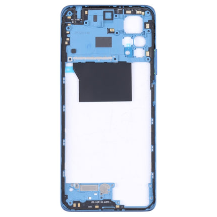 Middle Frame Bezel Plate for Xiaomi Poco X4 Pro 5G/Redmi Note 11E Pro(Dark Blue)-garmade.com