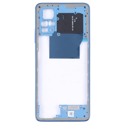 Middle Frame Bezel Plate for Xiaomi Poco X4 Pro 5G/Redmi Note 11E Pro(Dark Blue)-garmade.com