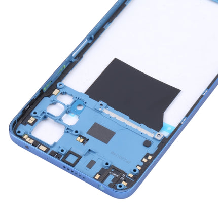 Middle Frame Bezel Plate for Xiaomi Poco X4 Pro 5G/Redmi Note 11E Pro(Dark Blue)-garmade.com