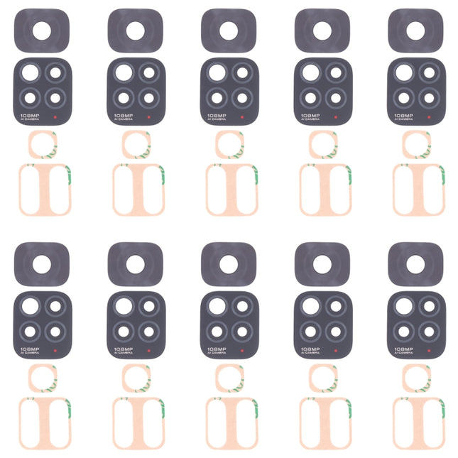 10 PCS Back Camera Lens For Xiaomi Redmi Note 11S 2201117SG 2201117SI-garmade.com