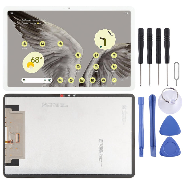 LCD Screen for Google Pixel Tablet with Digitizer Full Assembly(White)-garmade.com