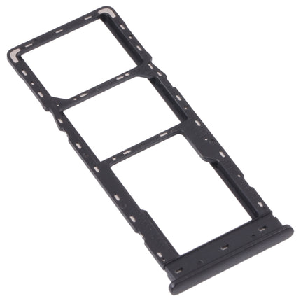 For Tecno Pouvoir 3 Plus LB8 LB8a SIM Card Tray + SIM Card Tray + Micro SD Card Tray (Black)-garmade.com