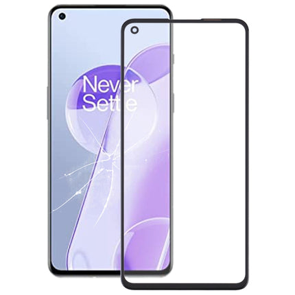 For OnePlus 9RT 5G MT2110 MT2111 Front Screen Outer Glass Lens with OCA Optically Clear Adhesive (Black)-garmade.com
