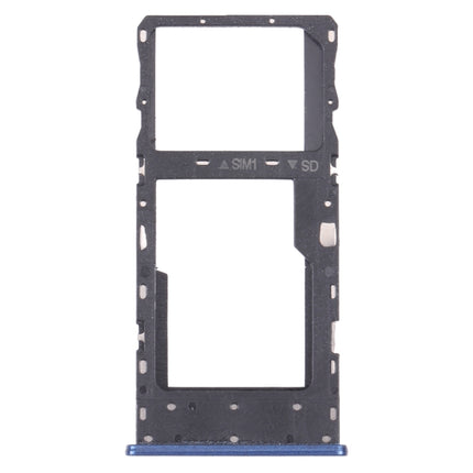 SIM Card Tray + Micro SD Card Tray for TCL Plex T780H(Blue)-garmade.com