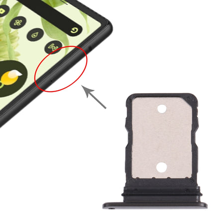 SIM Card Tray for Google Pixel 6 (Black)-garmade.com