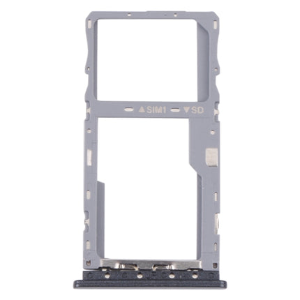 SIM Card Tray + Micro SD Card Tray For T-Mobile REVVL 4+ 5062 5062W 5062Z(Grey)-garmade.com