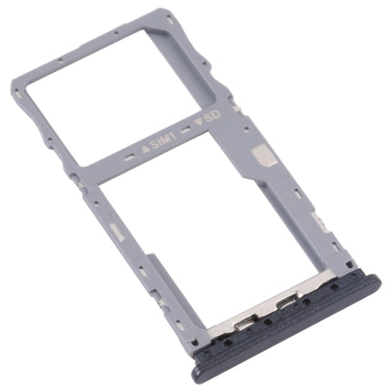 SIM Card Tray + Micro SD Card Tray For T-Mobile REVVL 4+ 5062 5062W 5062Z(Grey)-garmade.com