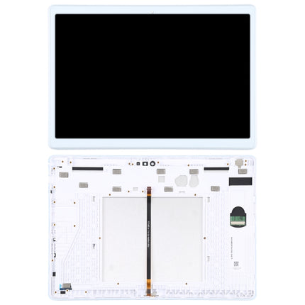 OEM LCD Screen for Lenovo Tab 5 Plus/M10 TB-X605L TB-X605F TB-X605M TB-X605 Digitizer Full Assembly with Frame (White)-garmade.com