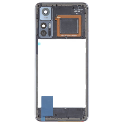 For TCL 30+ Original Middle Frame Bezel Plate (Black)-garmade.com