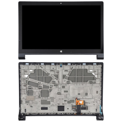 OEM LCD Screen for Lenovo YOGA Tablet 2 Pro 1371F Digitizer Full Assembly with Frame (Black)-garmade.com