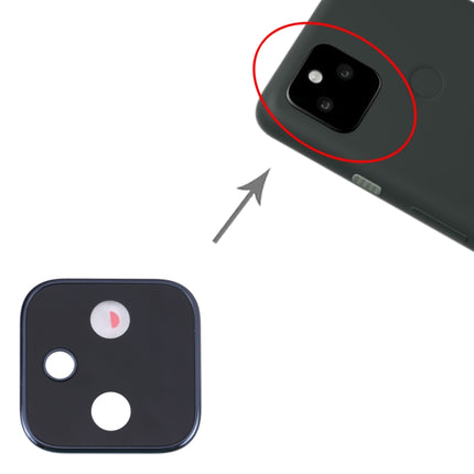 Original Camera Lens Cover for Google Pixel 5a (Black)-garmade.com