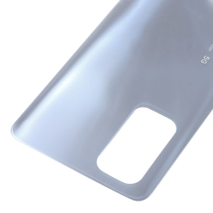 Glass Battery Back Cover for Xiaomi Redmi K30S/Mi 10T/Mi 10T Pro(Silver)-garmade.com