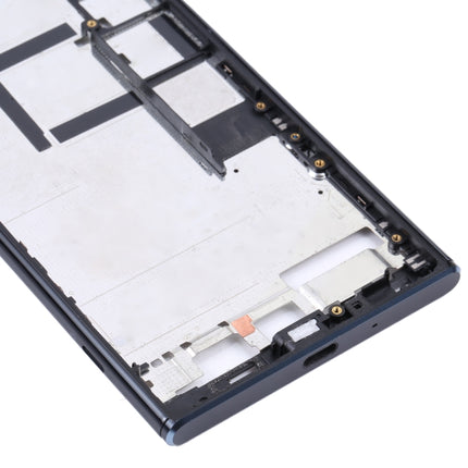 Original Middle Frame Bezel Plate for Sony Xperia XZ Premium (Black)-garmade.com