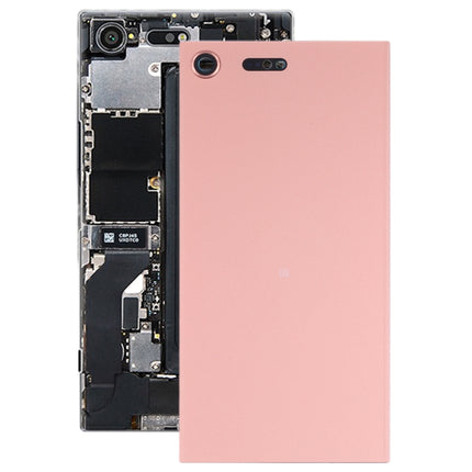 Original Battery Back Cover with Camera Lens for Sony Xperia XZ Premium(Pink)-garmade.com