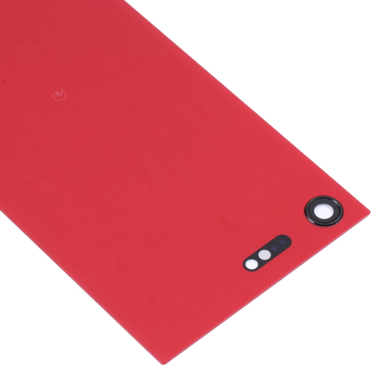Original Battery Back Cover with Camera Lens for Sony Xperia XZ Premium(Red)-garmade.com